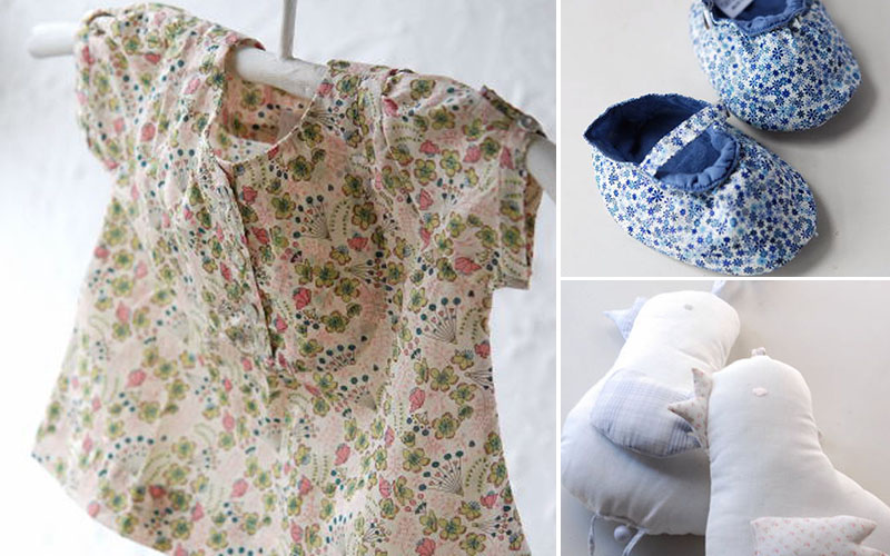 フランジュールのインポートベビーアイテム、Lola Coquelicot ローラコクリコ。