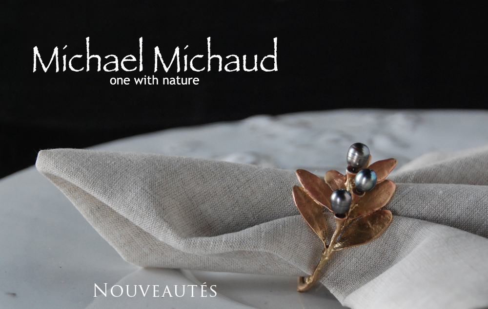 マイケルミショー Michael Michaud 自然、とくに植物をモチーフにしたデザインで人気の高いMichael Michaud。