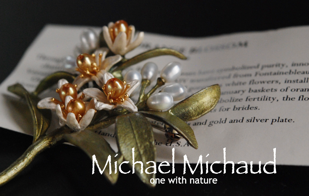 マイケルミショー Michael Michaud 自然、とくに植物をモチーフにしたデザインで人気の高いMichael Michaud。
