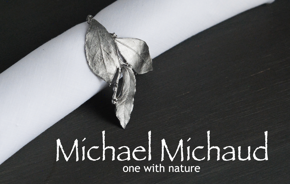 マイケルミショー Michael Michaud 自然、とくに植物をモチーフにしたデザインで人気の高いMichael Michaud。