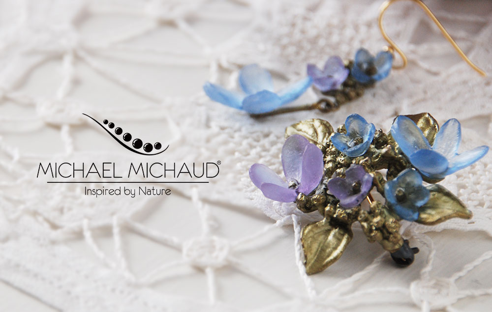 Michael Michaud（マイケルミショー）のアクセサリー。自然をモチーフにしたネックレスやピアス。