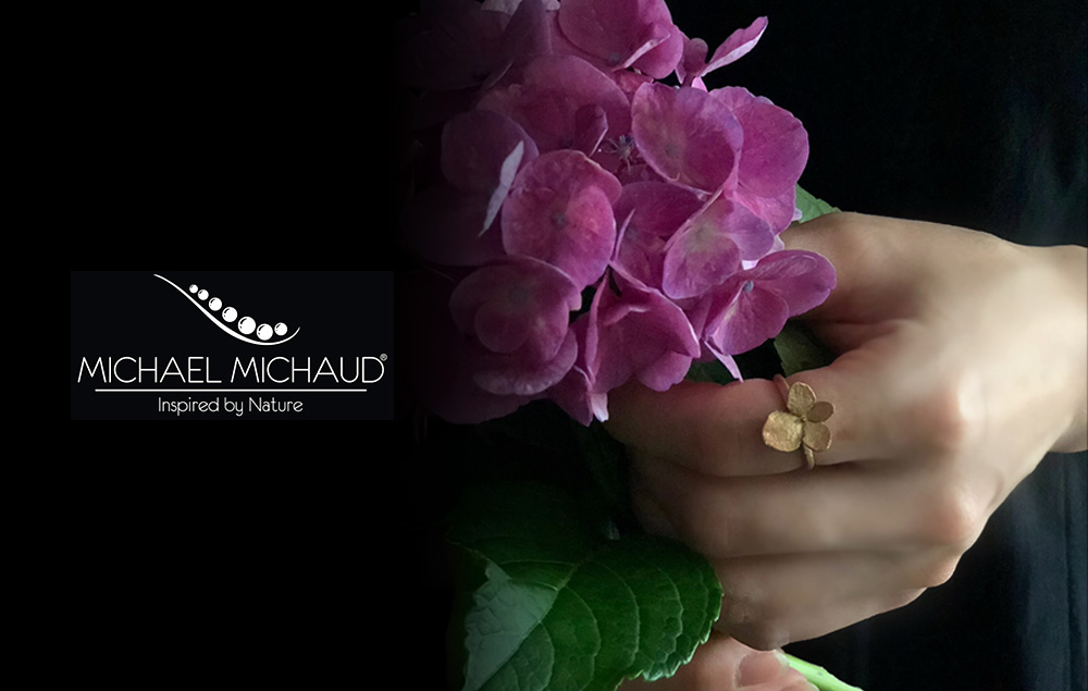 Michael Michaud（マイケルミショー）のアクセサリー。自然をモチーフにしたネックレスやピアス。