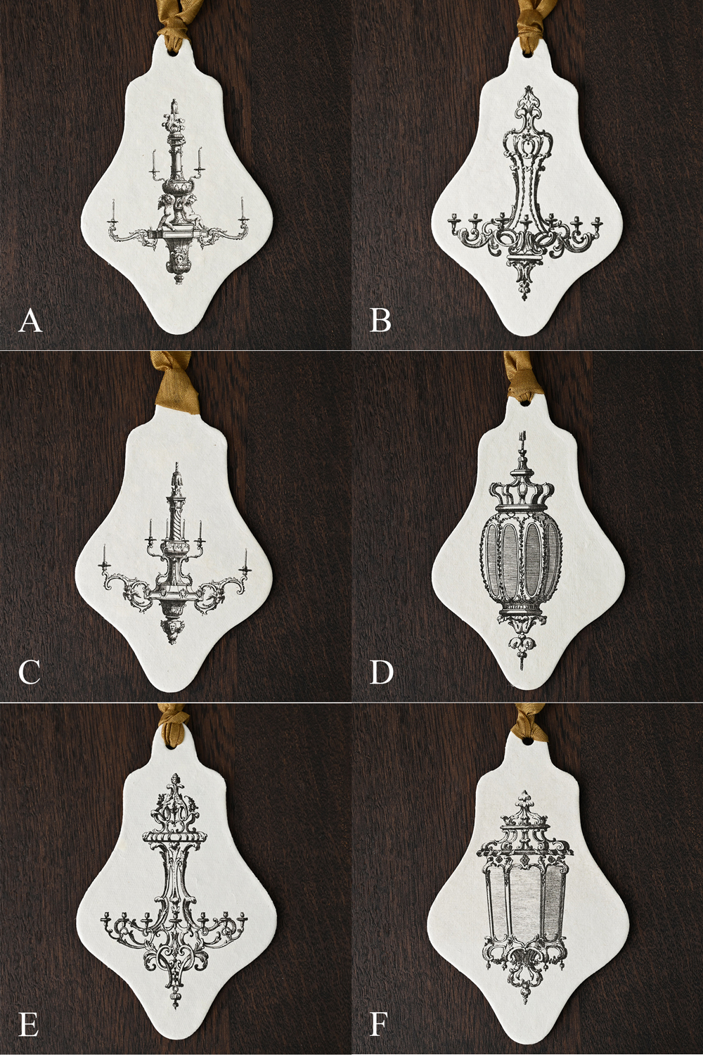 ペーパーオーナメント Chandelier 種類